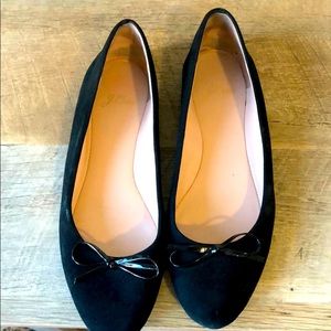 J. Crew Black ballet flats sz 8